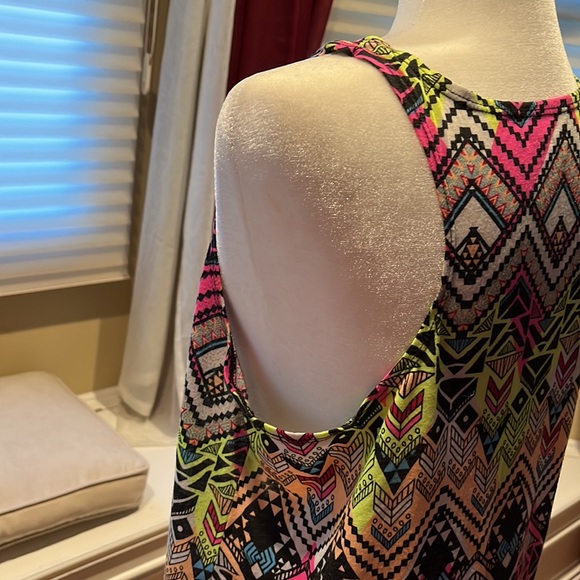 Arizona Jeans Company multi colored tank top Sz XL - Picture 5 of 8